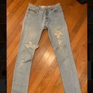 Re/done X Levi’s distressed jeans